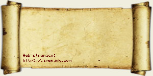 Žaklina Vojinović vizit kartica